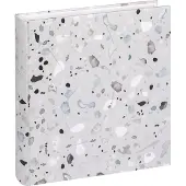 Walther design FA-298-3 Terrazzo stone grey - Design album - Formaat 30x30 cm - 60 witte pagina's - Steen/Grijs