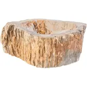 Bewonen Aloni Waskom Fossiel Hout 30-35 X 15cm - 5404024116405 - Rond - Wastafels, Opzetwastafels
