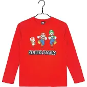 Super Mario t-shirt - rood - Maat 104 / 4 jaar