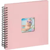 Walther design SA-108-BR Fun Baby Selection - Spiraal album - Formaat 26 x 25 cm - Roze