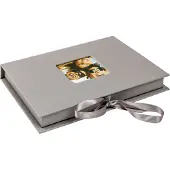 Walther design FB-112-X Fun - Foto bewaardoos - Formaat 20 x 15 x 3 cm - 70 Foto's 13 x 18 cm - Grijs