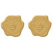 Bee's Wax - Eco Friendly Bestekset in Houder Set van 3 Stuks Leaves - Bamboe - Bruin