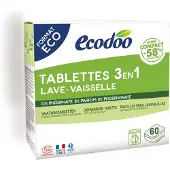 Ecodoo Vaatwas tabletten 3-in-1 geconcentreerd XL 60 stuks