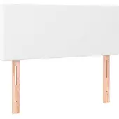 vidaXL Hoofdbord 90x5x78/88 cm kunstleer wit