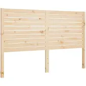vidaXL Hoofdbord 146x4x100 cm massief grenenhout