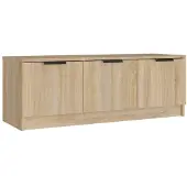 vidaXL Tv-meubel 102x35x36,5 cm bewerkt hout sonoma eikenkleurig