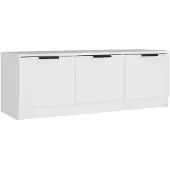 vidaXL Tv-meubel 102x35x36,5 cm bewerkt hout wit