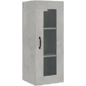 vidaXL Wandkast 34,5x34x90 cm betongrijs