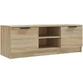 vidaXL Tv-meubel 102x35x36,5 cm bewerkt hout sonoma eikenkleurig