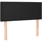 vidaXL Hoofdbord 100x5x78/88 cm kunstleer zwart