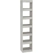 vidaXL Boekenkast/kamerscherm 40x30x198 cm betongrijs