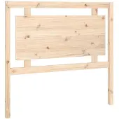 vidaXL Hoofdbord 105,5x4x100 cm massief grenenhout