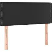 vidaXL Hoofdbord 100x5x78/88 cm kunstleer zwart