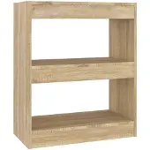 vidaXL Boekenkast / kamerscherm 60x30x72 cm sonoma eikenkleurig