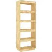 vidaXL Boekenkast / kamerscherm 60x35x167 cm massief grenenhout