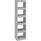 vidaXL Boekenkast/kamerscherm 40x30x166 cm betongrijs