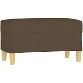 vidaXL Bankje 70x35x41 cm stof bruin