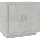 vidaXL Dressoir 80x40x75 cm bewerkt hout betongrijs