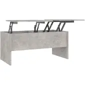 vidaXL Salontafel 102x50,5x46,5 cm bewerkt hout betongrijs