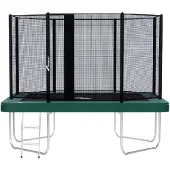 Akrobat Trampoline Orbit Above the Ground - Opbouw - 335 x 244 cm - Rechthoek - Groen - met Veiligheidsnet