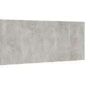 vidaXL Hoofdbord 200x1,5x80 cm bewerkt hout betongrijs