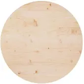 vidaXL Tafelblad Ø70x2,5 cm massief grenenhout