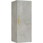 vidaXL Wandkast 34,5x34x90 cm bewerkt hout betongrijs