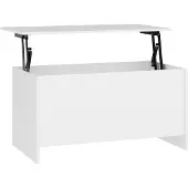 vidaXL Salontafel 102x55,5x52,5 cm bewerkt hout wit
