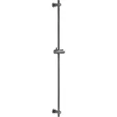 Ben Fody Glijstang 90 cm Geborsteld Zwart Chroom