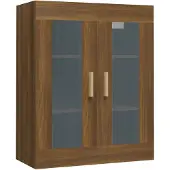 vidaXL Bovenkast 69,5x34x90 cm bruin eikenkleur