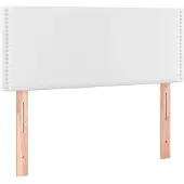 vidaXL Hoofdbord 100x5x78/88 cm kunstleer wit