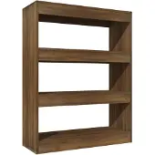 vidaXL Boekenkast/kamerscherm 80x30x103 cm bewerkt hout bruin eiken