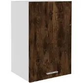 vidaXL Bovenkast Lyon 39,5x31x60 cm bewerkt hout gerookt eikenkleurig