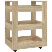 vidaXL Keukentrolley 60x45x80 cm bewerkt hout sonoma eikenkleurig
