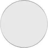 vidaXL Wandspiegel rond Ø50 cm zilverkleurig