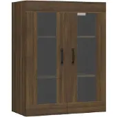 vidaXL Bovenkast 69,5x34x90 cm bruin eikenkleur
