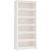 vidaXL Boekenkast 80x35x183 cm massief grenenhout wit