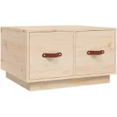 vidaXL Salontafel 60x53x35 cm massief grenenhout