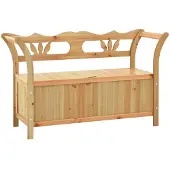 vidaXL Bankje 107x45x75,5 cm massief vurenhout