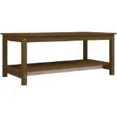 Super Merchant Salontafel 110x55x45 cm massief grenenhout honingbruin