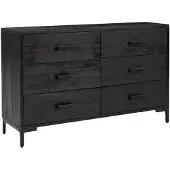 vidaXL Dressoir 110x35x70 cm massief grenenhout zwart