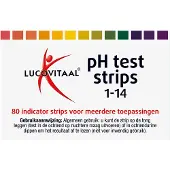 Lucovitaal Zuurbase ph test strips 80 stuks
