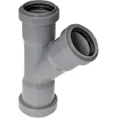 Overig Ppc T-stuk 45graden 40mm Grijs