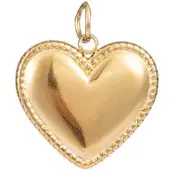 Go Dutch Label Hanger big heart Goud