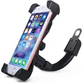 HaverCo Telefoonhouder voor op de scooter of motor Zwart /