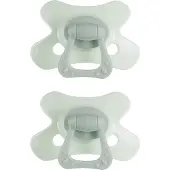 Difrax Natural Fopspeen - 6 tot 12 Maanden - Lichtgroen - 2 Stuks