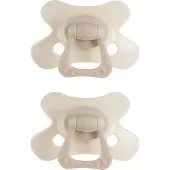 Difrax Fopspeen Natural - 12 tot 18 Maanden - Beige - 2 Stuks