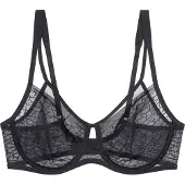 Triumph Signature Sheer W01 EX Dames Beha - Zwart - Maat E075