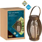 Idena Solar Laterne LED ww 26x16cm