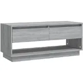 vidaXL Tv-meubel 102x41x44 cm bewerkt hout grijs sonoma eikenkleurig